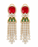 Celestial Cascade Statement Earrings