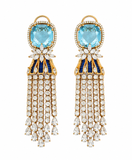 Celestial Cascade Statement Earrings