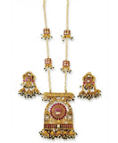 Rajkumari Gulnaar Temple Necklace Set