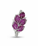 Botanical Gem Leaf Bracelet