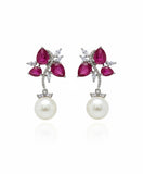 Vintage Blossom Carved Studs