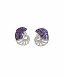 The Mosaic Swirl Statement Studs