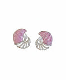 The Mosaic Swirl Statement Studs