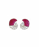 The Mosaic Swirl Statement Studs