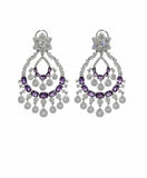 Regal Amethyst Chandelier Drops