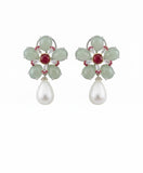 Blossom Pearl Drop Earrings
