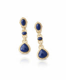 Radiant Gemstone Sunburst Drops
