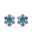 Carved Floral Harmony Studs