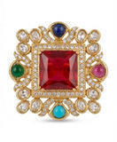 The Royal Court: Victorian Square-Cut Heritage Ring
