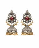 Viraat Dual-Tone Royal Jhumkas