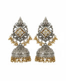 Viraat Dual-Tone Royal Jhumkas