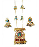 Rajkumari Gulnaar Temple Necklace Set