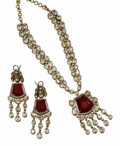 Heirloom Ruby Teardrop Set