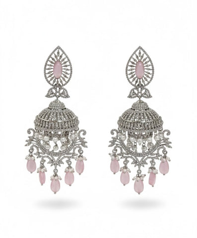 The Rose Quartz Mughal Jhumka