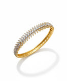 The Pave Leaf Stream Bracelet