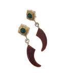 Heritage Floral Carved Studs