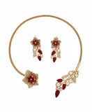 The Enchanted Garden Choker & Earring Set