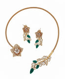 The Enchanted Garden Choker & Earring Set