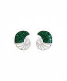 The Mosaic Swirl Statement Studs