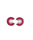 Art Deco Radiant Statement Studs