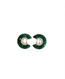 Art Deco Radiant Statement Studs