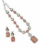 Victorian Polki Fusion Long Set