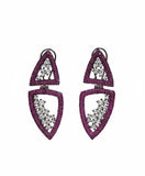 Majestic Ruby Drop Earrings