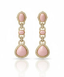 Radiant Gemstone Sunburst Drops
