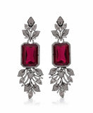 Regal Foliage Emerald-Cut Drops