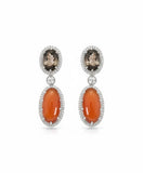 Aurora Oval Halo Statement Drops