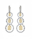 Ethereal S-Wave Dual-Gemstone Drops