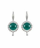 Majestic S-Curve Dual-Gem Earrings
