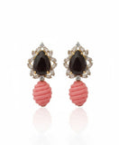 Vintage Blossom Carved Studs