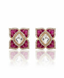 Empress Carved Floral Studs