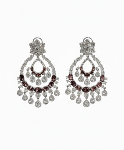 Regal Amethyst Chandelier Drops