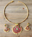 Deepa Kundan Necklace and Earrings Set
