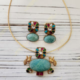 Aavya Necklace and Earrings Set