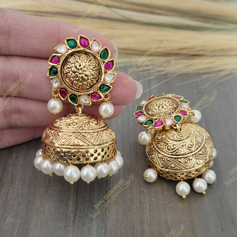 Dhrithi Kundan Earrings