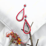 Yauvani AD Semi Precious Earrings