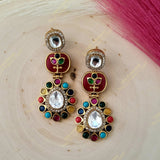 Roshni Paachi Kundan Statement Earrings