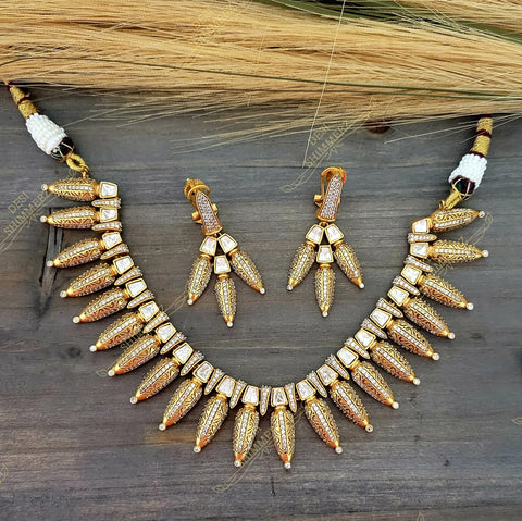 Kanak kamal necklace