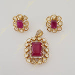 Ashvita Pendant Earrings Set