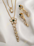 Aariz Noor Pendant Earrings Set