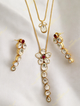 Aariz Noor Pendant Earrings Set