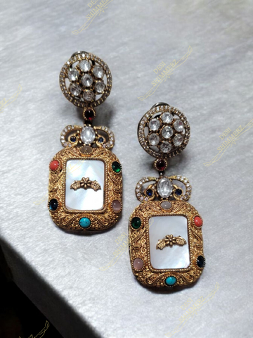 Sunehri saga earrings