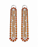 Luxe Crystal Bar Drop Earrings