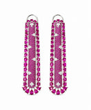 Luxe Crystal Bar Drop Earrings