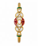 Floral Kundan Elegance Bracelet