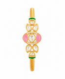Classic Enamel Kundan Bangle