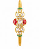 Classic Enamel Kundan Bangle